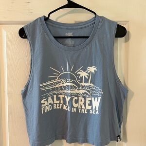 Salty Crew Light Blue Cotton Shirt